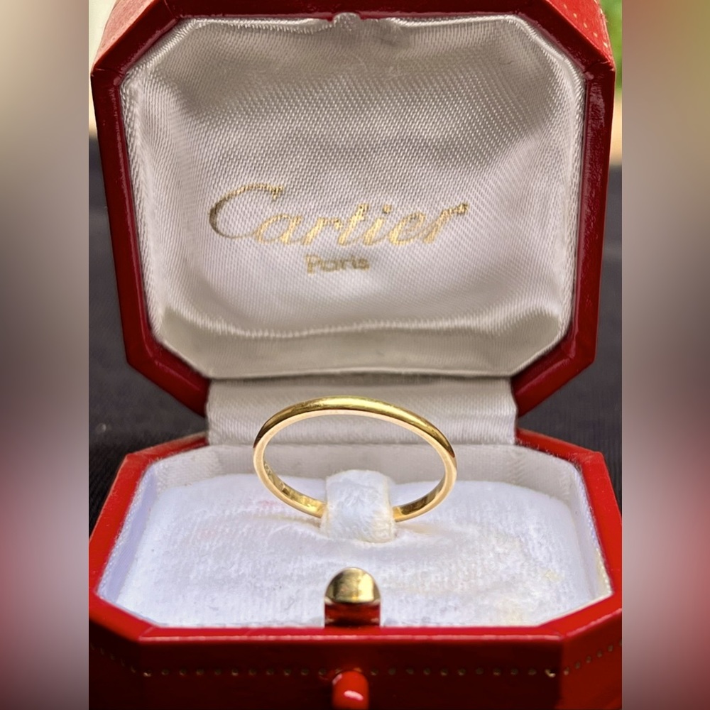 CARTIER Flat Edge Band - Picture 1 of 7